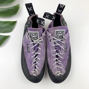 Five Ten 5.10 Stealth C4 Rock Climbing Shoes Purple Suede USA Men's Youth US 5.5